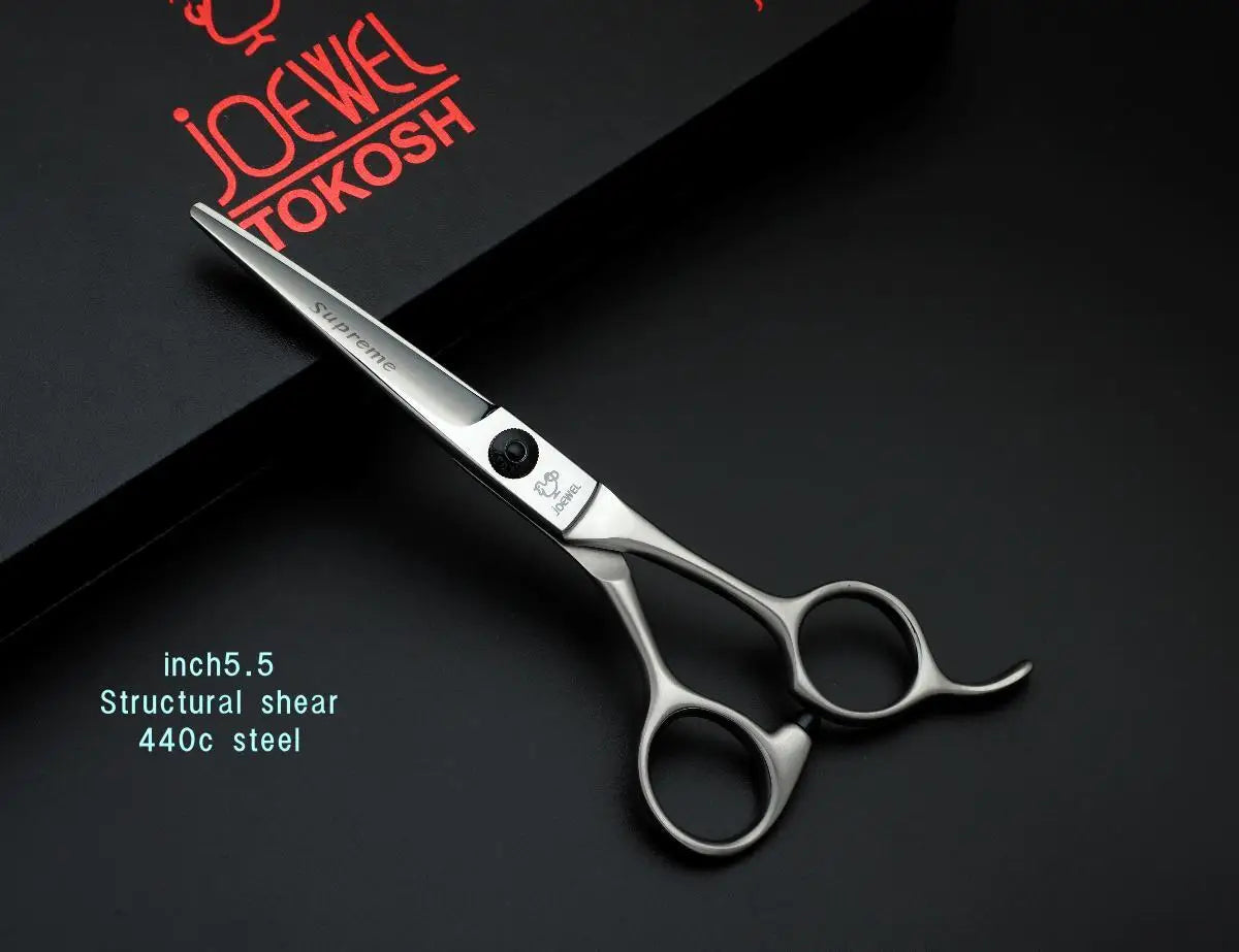 6-6.5-6.8 inch Professional Hair Cutting Scissors，Japanese 440c Steel Hair Cutting Machine，Salon High Quality Barber Accessories