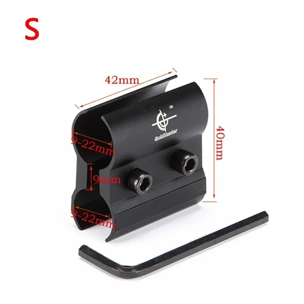 Rifle Barrel Scope Mount Guide Clamp Row Clip For IR Night Vision