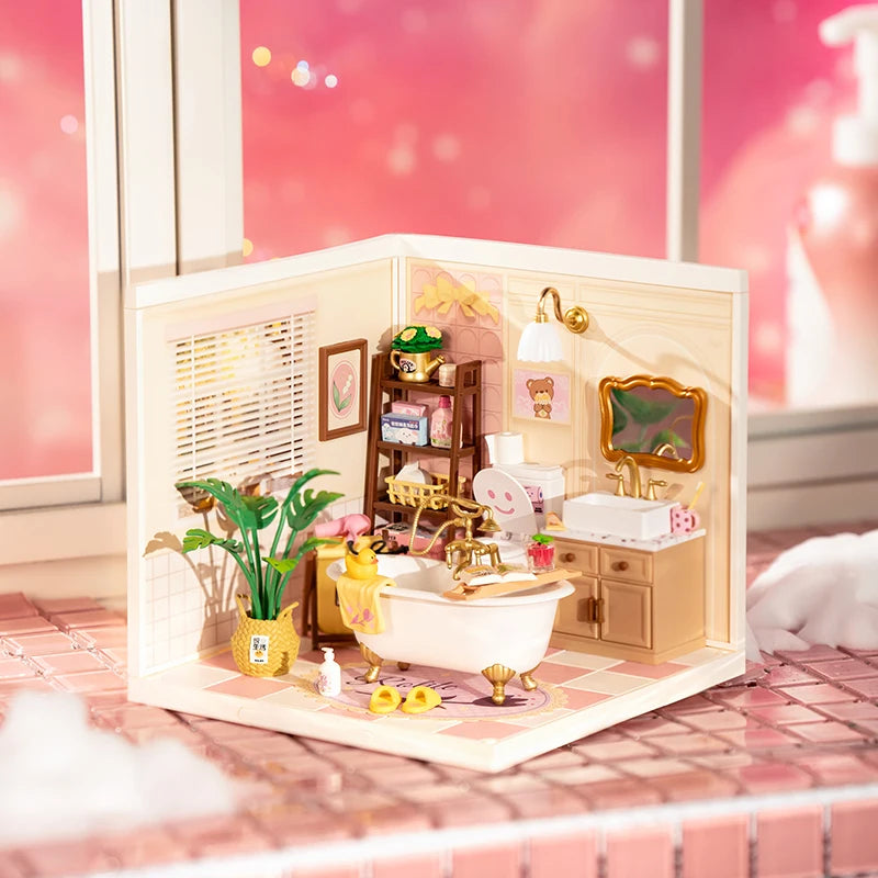 Rolife DIY Miniature Dollhouse Kit With Accessories Model Supply Store