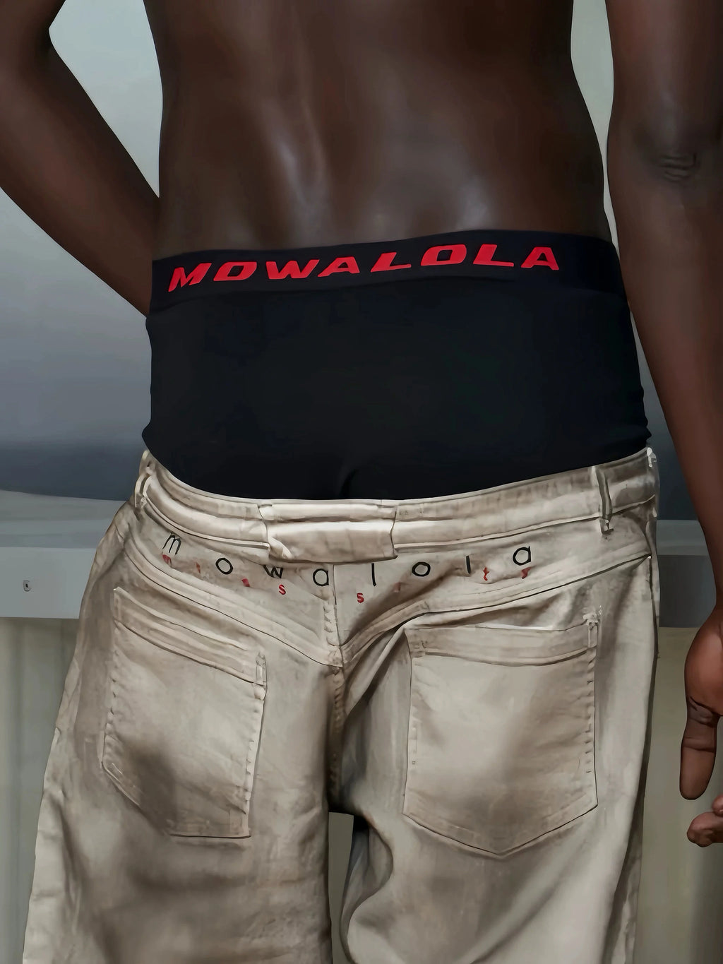 Mowalola High Waist Breathable Boxer Shorts Men Women Comfortable Underwear Flat Angle Pants Sport Style All Seasons Cotton