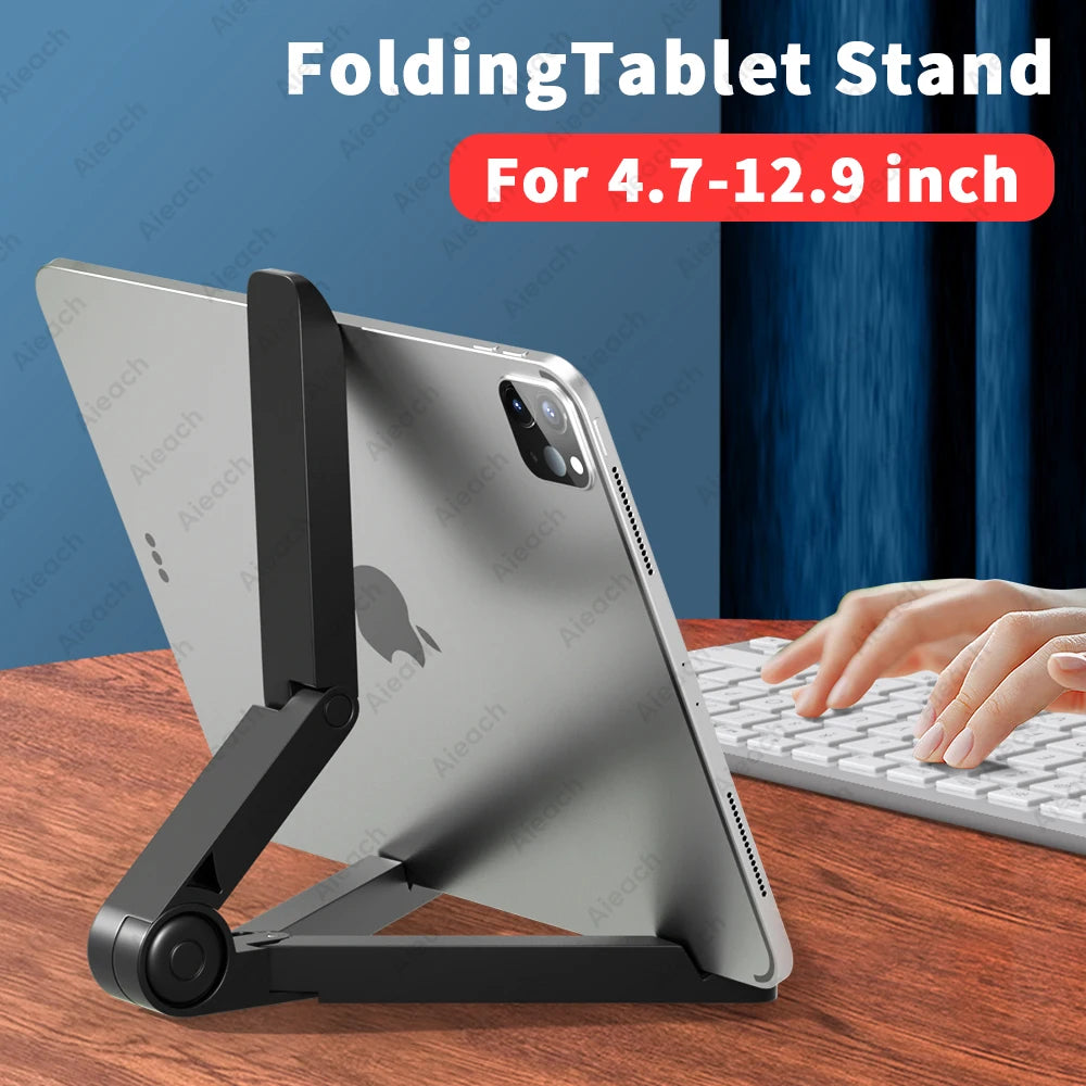 Portable Monitor Stand & Tablet Stand Holder Adjustable, Foldable, For 7