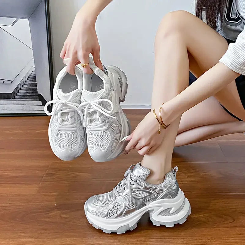Athletic Woman Sneakers Sports Designer Vulcanized Shoe Trends On Sale