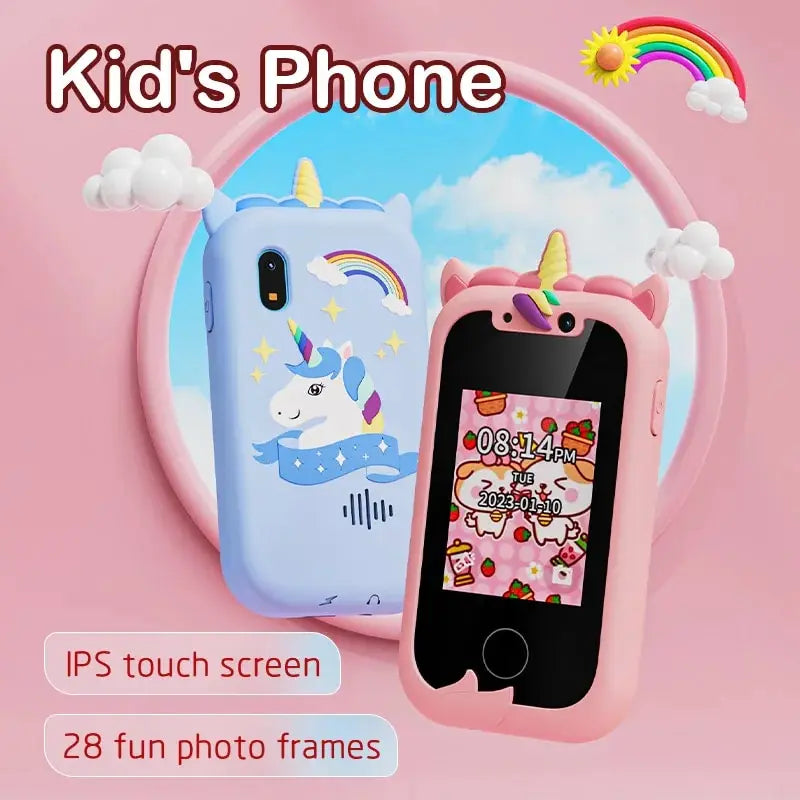 Kids Smart Phone Camera Toys Touchscreen Learning Toy For 3-12 Year Old