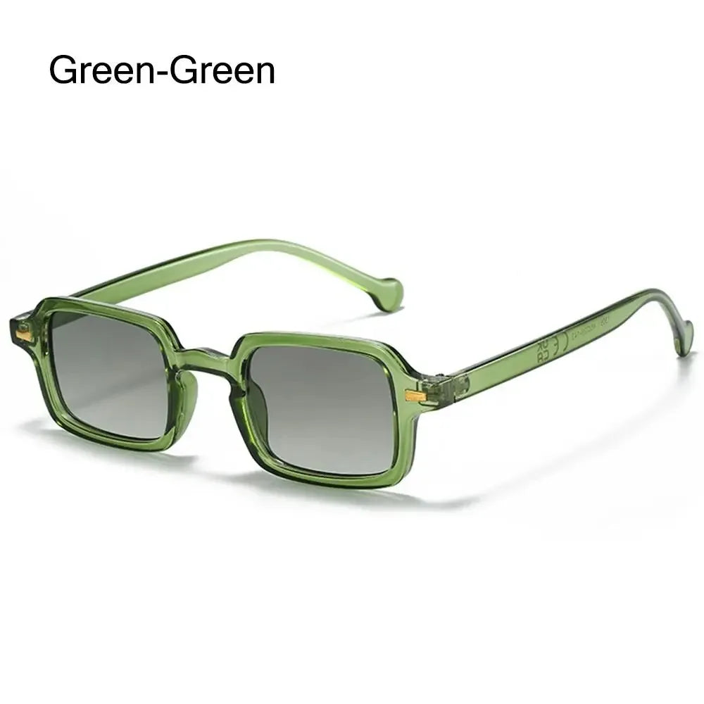 Rivet Rectangle Sunglasses