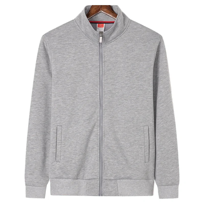 Winter Men Women Casual Jacket Custom Logo Fashion Fleece Warm Sweatshirt Embroidery Personality Design Company Team Coat Print