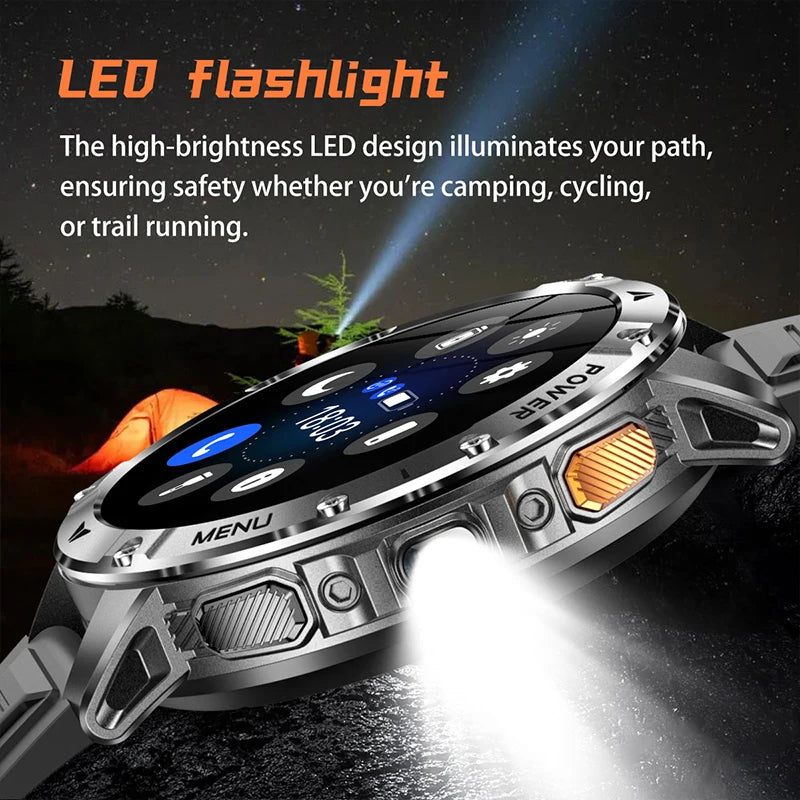1.7-Inch Bluetooth Smart Watch with SOS & Sports Modes
