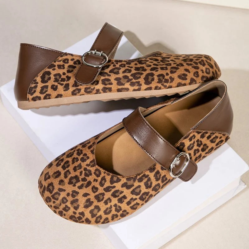 Women's Wide-Fit Mary Jane Flats