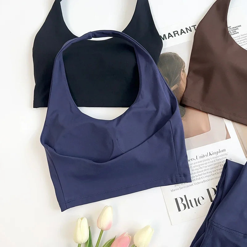 Women's Sleeveless Workout Crop Top
