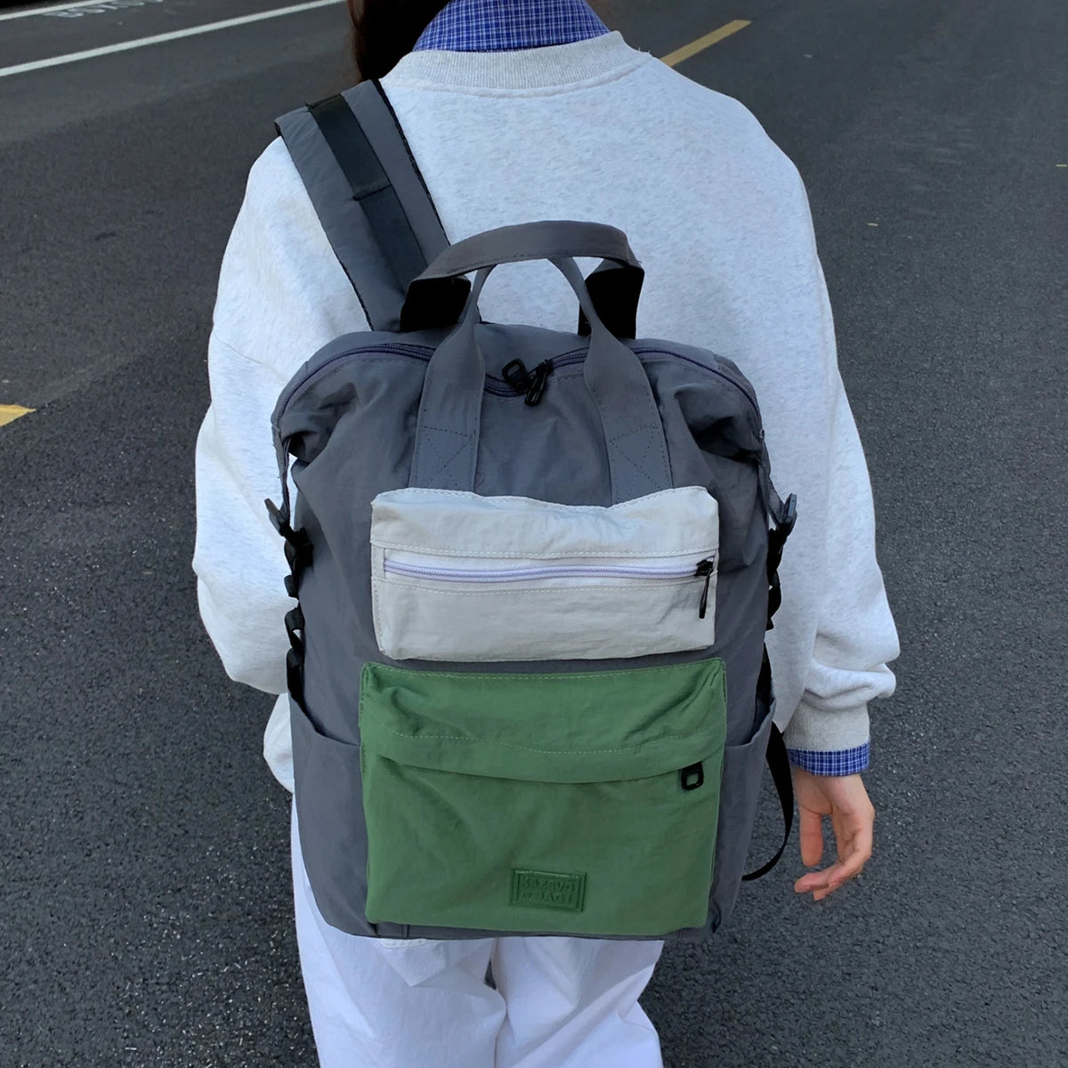 Backpack for Men, Computer Bag, Canvas High-End Backpack, College Student Travel Large-Capacity Travel Backpack, Sports Portable Carry-On Bag for International Travel