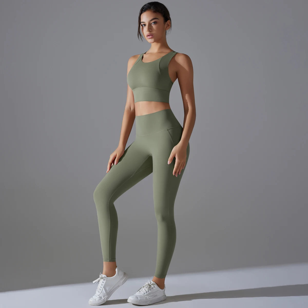 Women's Sleeveless Workout Crop Top