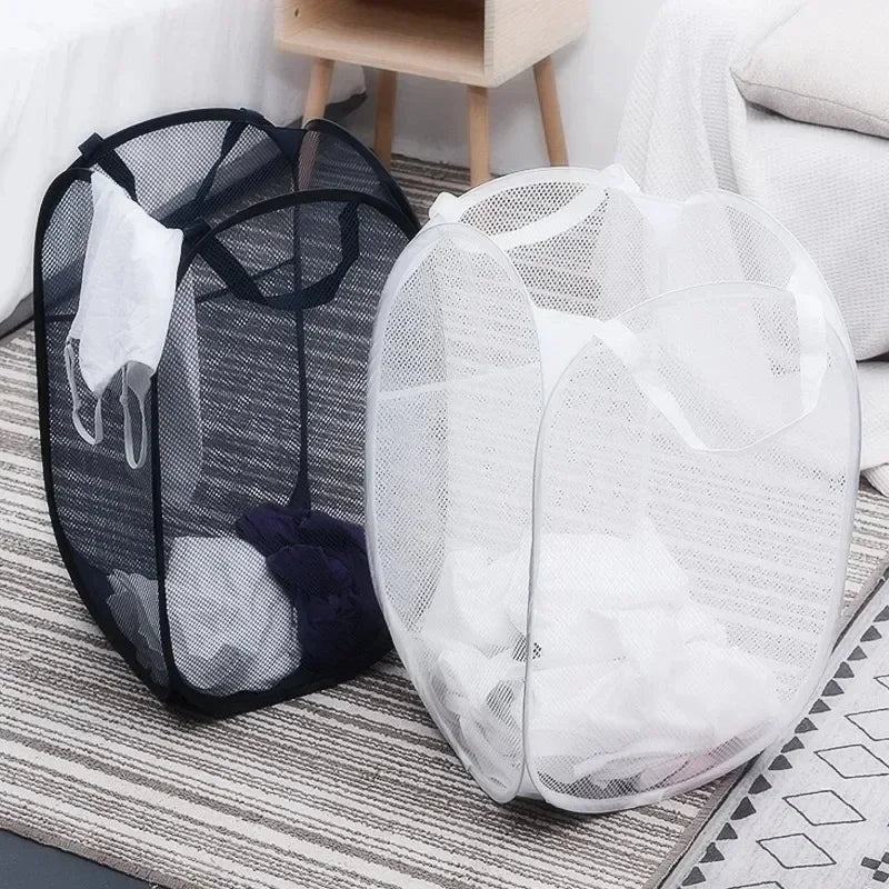 Dirty Clothes Basket Dirty Laundry Basket Skeleton Ventilated Foldable