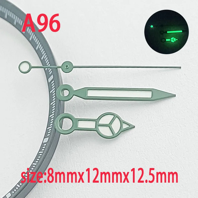 The Hands of the Men's Watch Are Made of Green Luminous Material and Are Equipped with an NH35/NH36 Automatic Mechanical Mechani