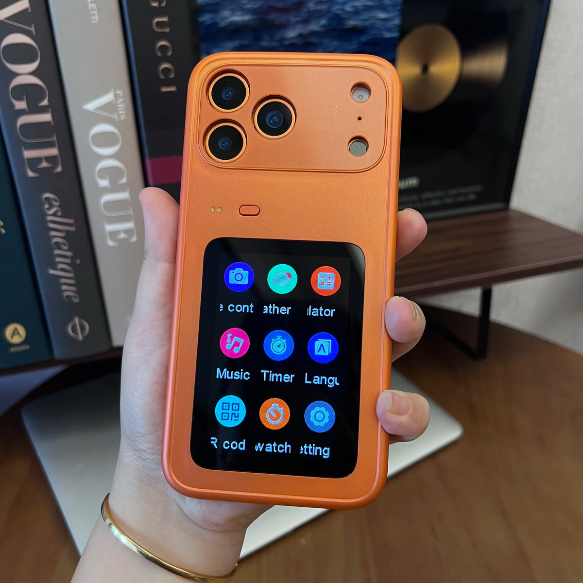 Smart Rear LCD Screen Phone Case For IPhone17ProMax, 15pro, 14, 13,