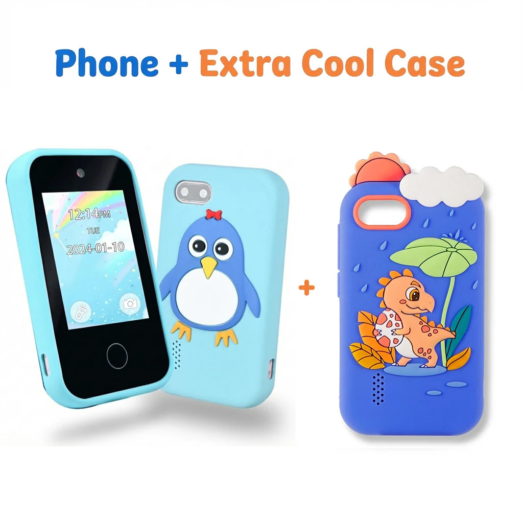 Kids Smart Toy Phone 44 Puzzle Games MP3 Player Camera Touchscreen
