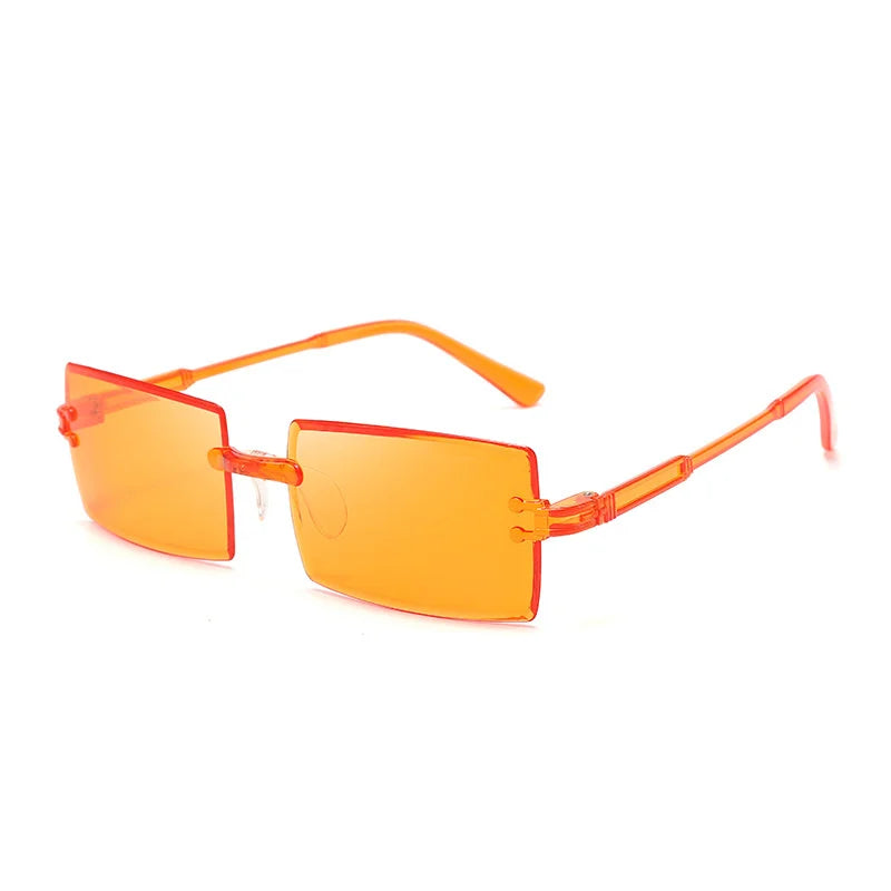 Rivet Rectangle Sunglasses