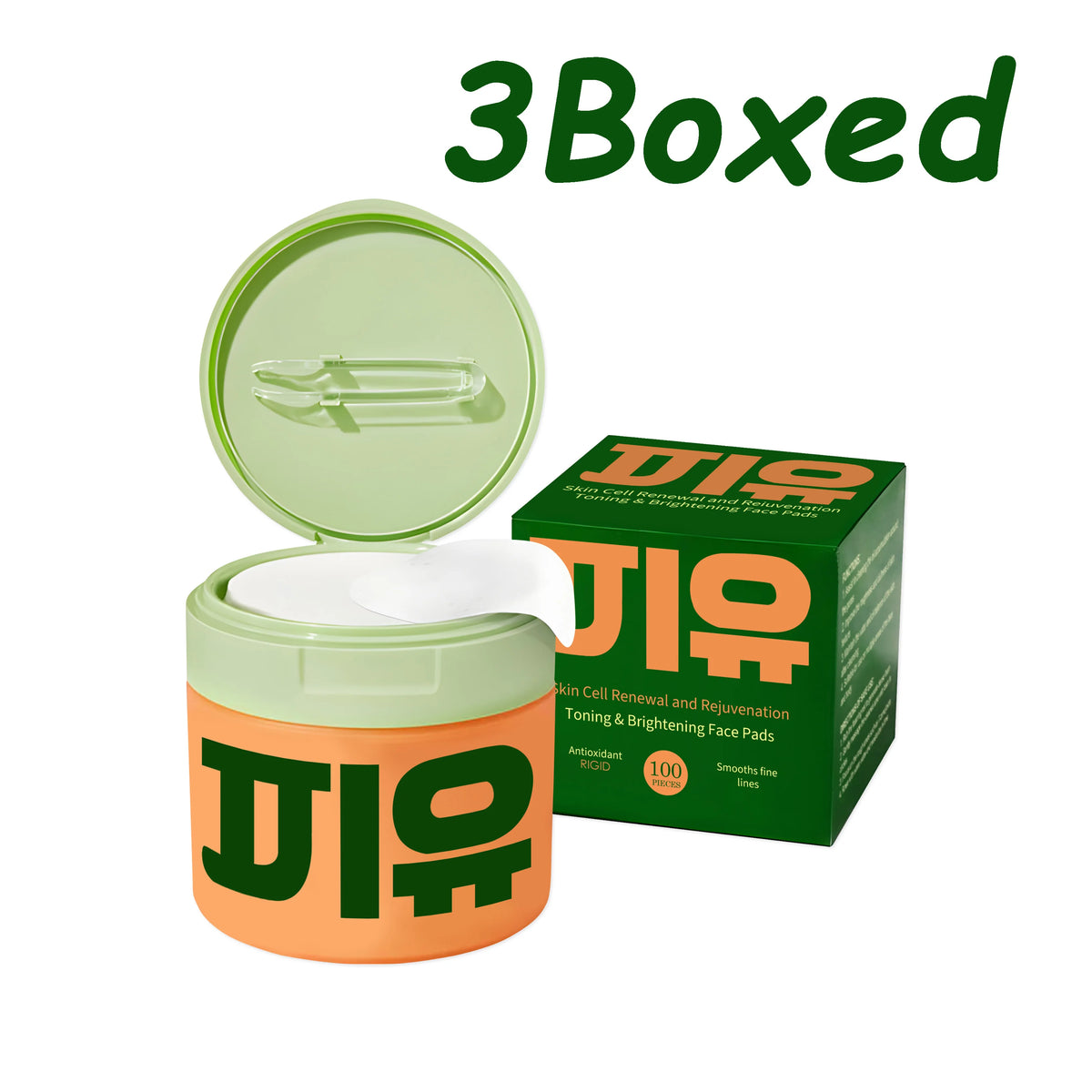 Centella Asiatica Moisturizing Cotton Pads Reduce Dullness Brighten Fade