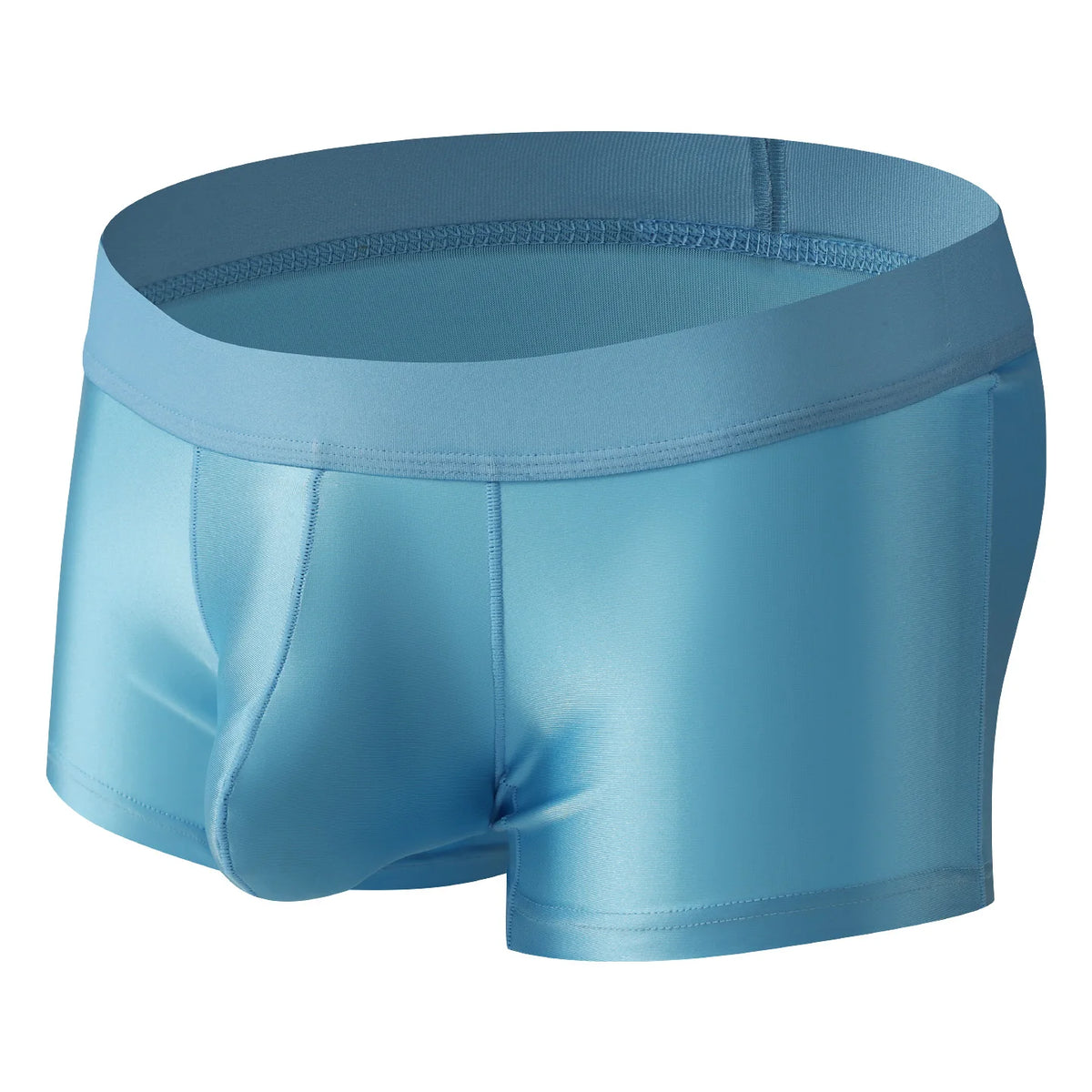 Men's Glossy Breathable Boxer Briefs