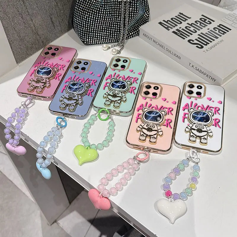 3-Piece Floral Phone Case Set for Honor Models