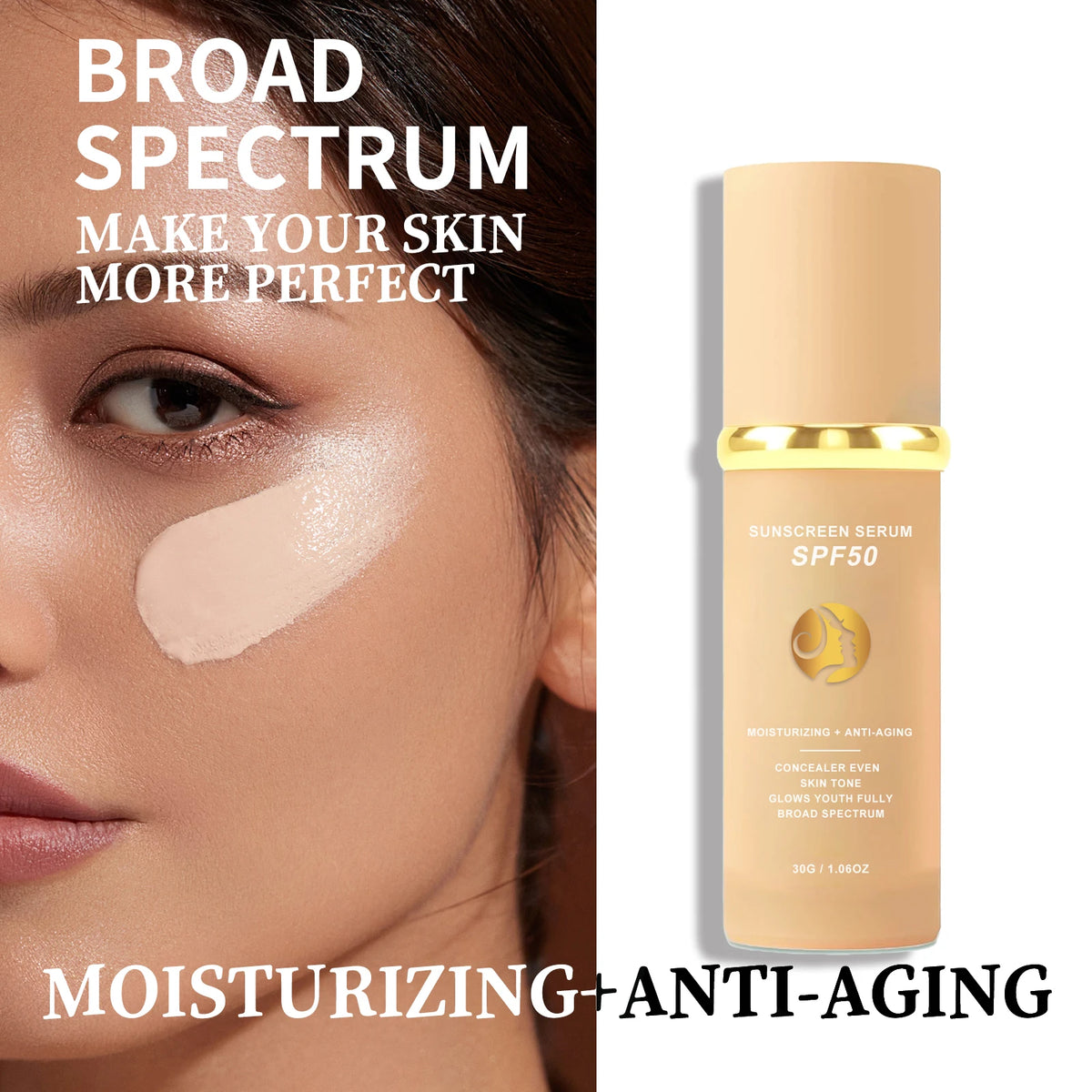 Sunscreen Liquid Foundation Waterproof Sweatproof Concealer Skin Tone
