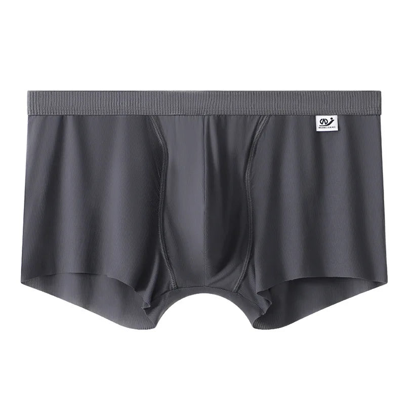 Men Panties Mens Ice Silk Boxers Seamless Sexy Underwear Man Ultra-thin Breathable Boxer Shorts Boxershorts