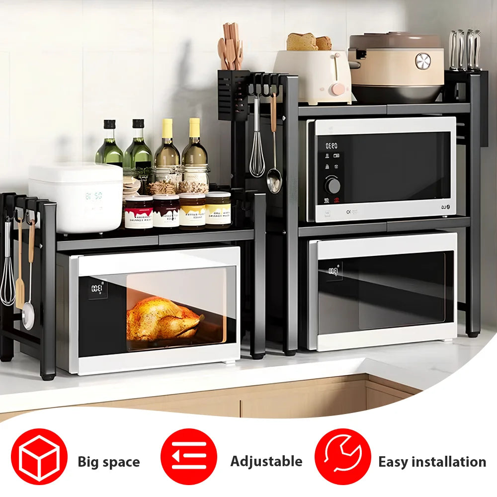 Microwave Oven Shelf Stand Rack Microwave Storage Rack Modern Kitchen