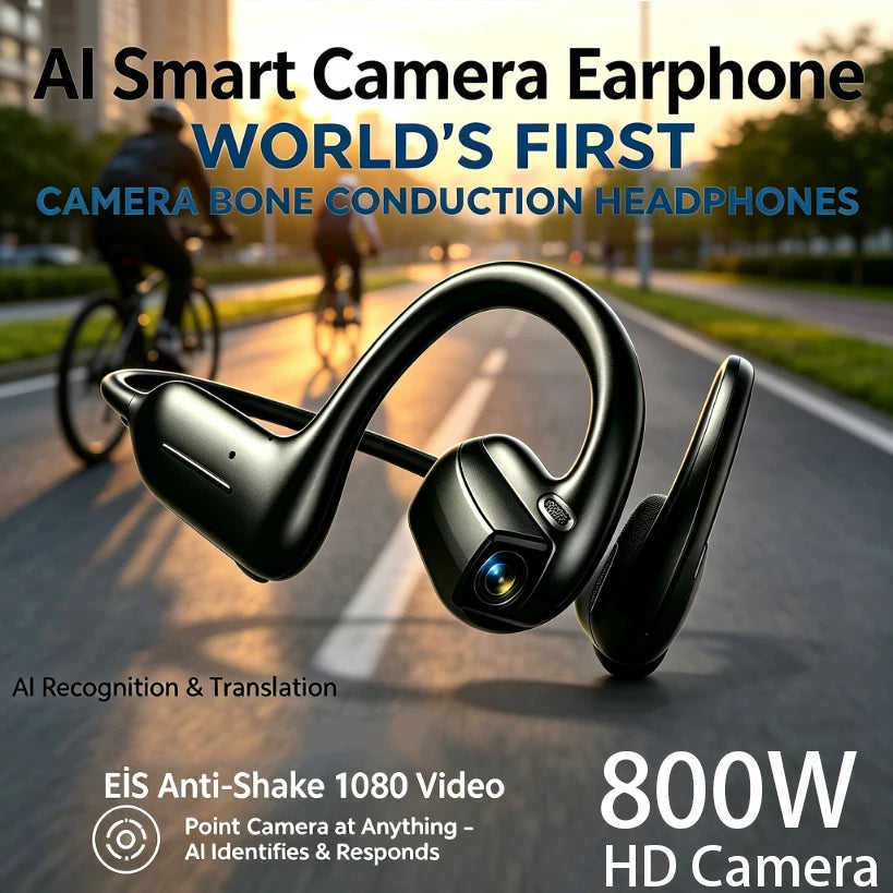 Smart Earphones Dynamic Sound Effects Music Bluetooth HD Calls 800W