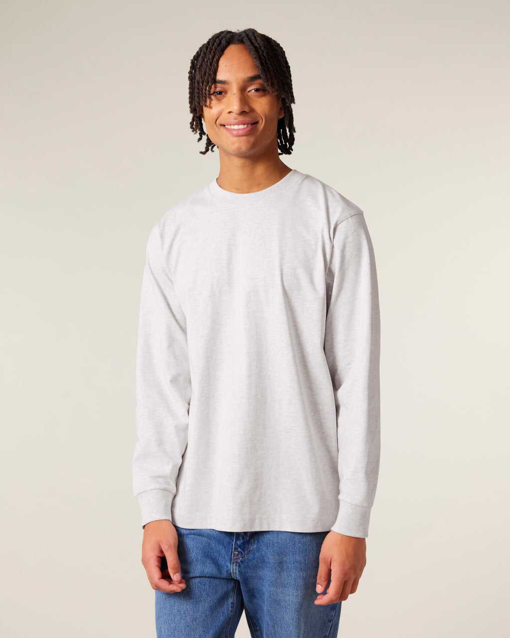 Organic Heavyweight Relaxed Long Sleeve T-shirt: Unisex