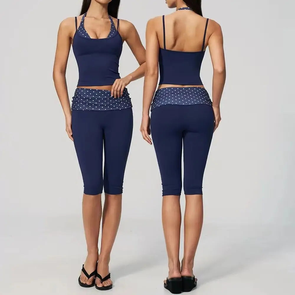 Women's Sleeveless Workout Crop Top