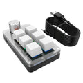 6-Key RGB Programmable Macro Keypad with Knob