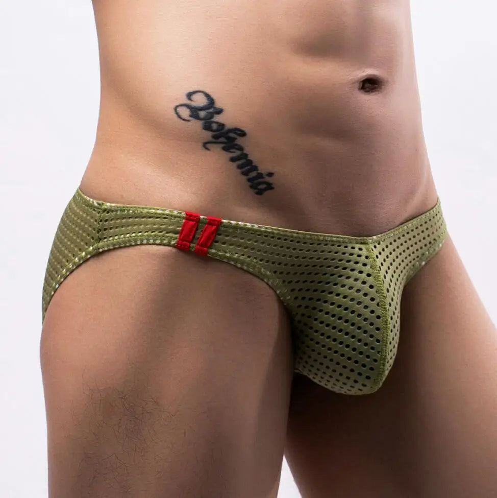 Breathable Mesh Low-Rise Briefs