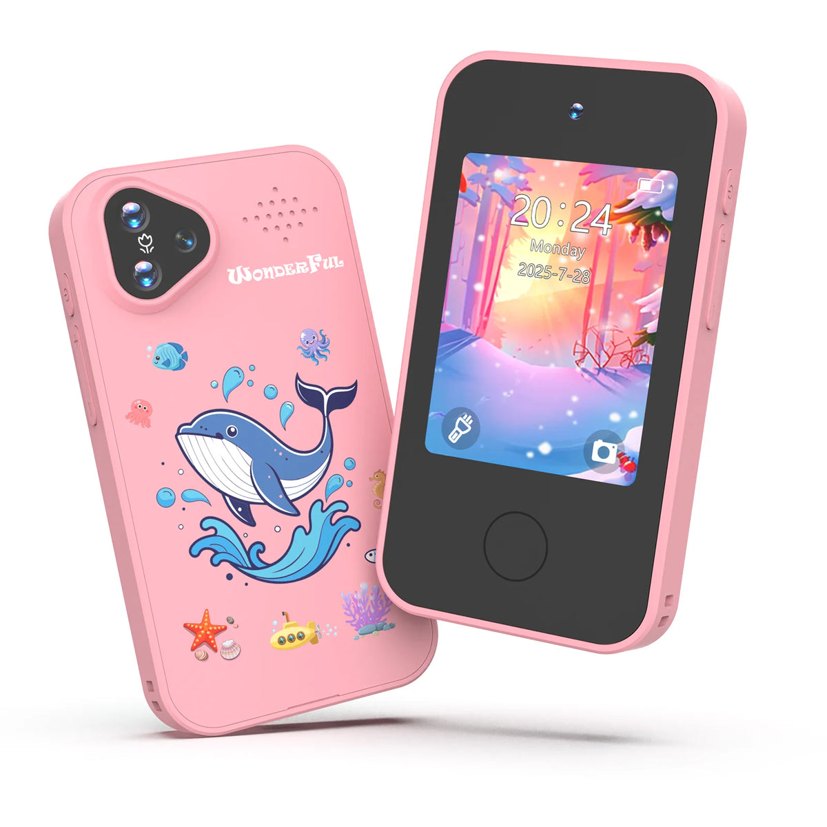 Smart Phone Toy For Kids Touchscreen Dual Camera HD Educational Game