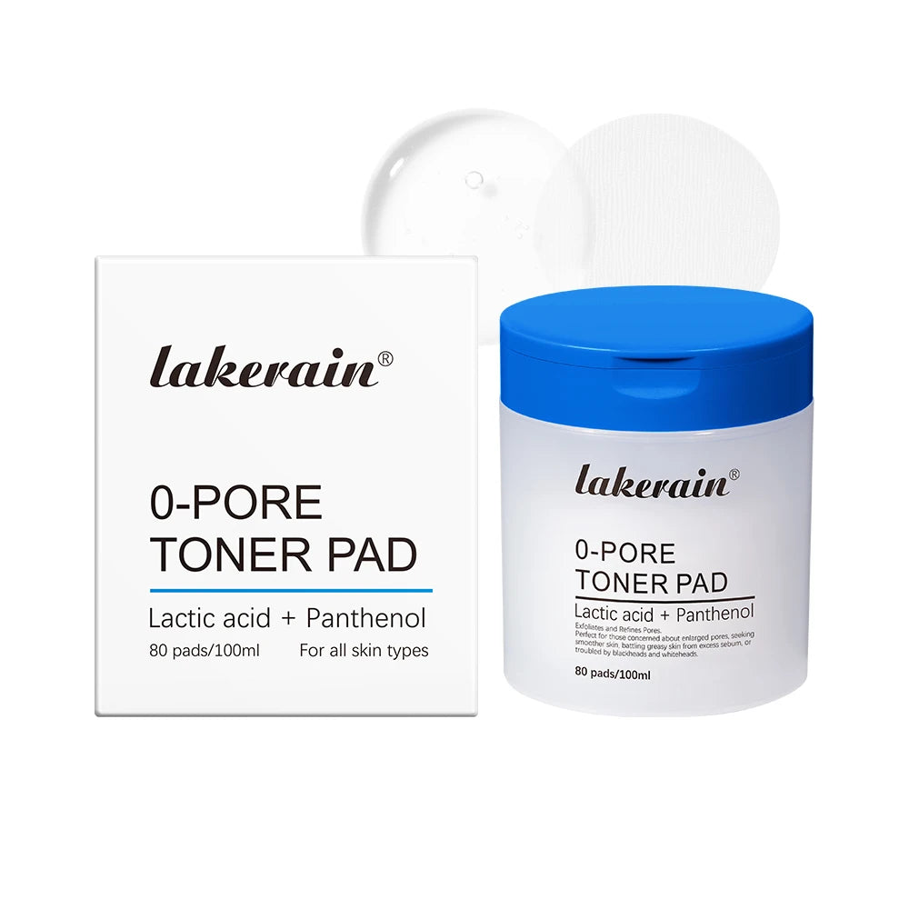 4.5% AHA Lactic Acid & 0.45% BHA 0-Pore Toner Pad Salicylic Acid