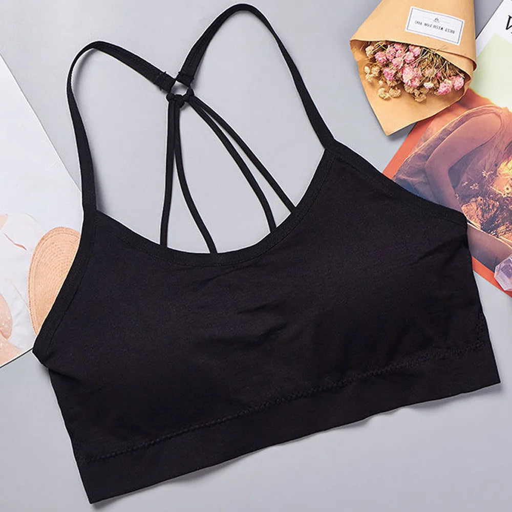 Women's Sleeveless Workout Crop Top