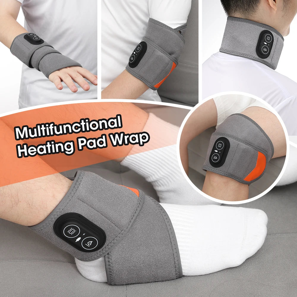 Wireless Vibration Heating Wrap 36pcs LED Beads 660&850nm Red Light