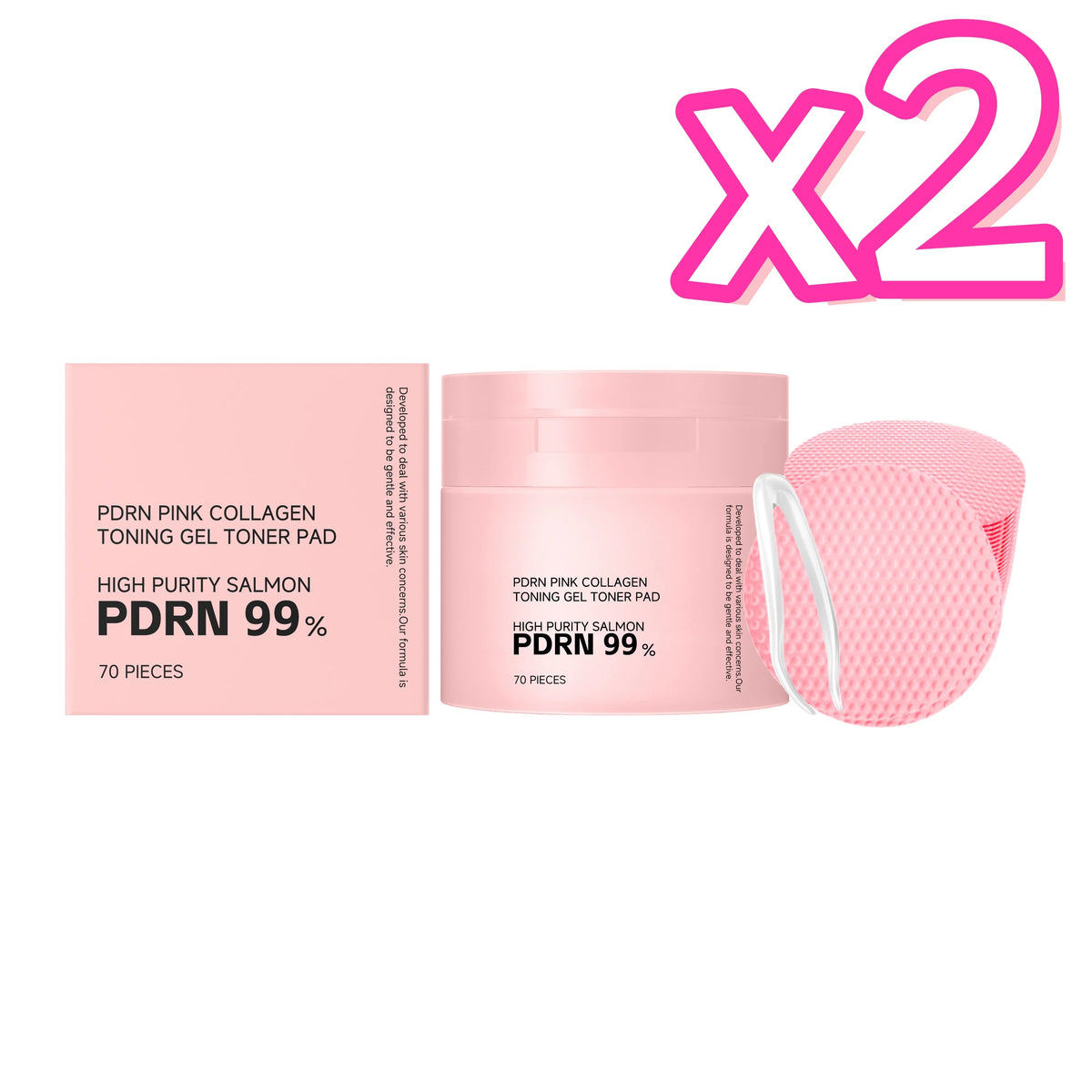 PDRN Collagen Toner Pads Repair Skin Barrier Calm Redness Hydrate Skin