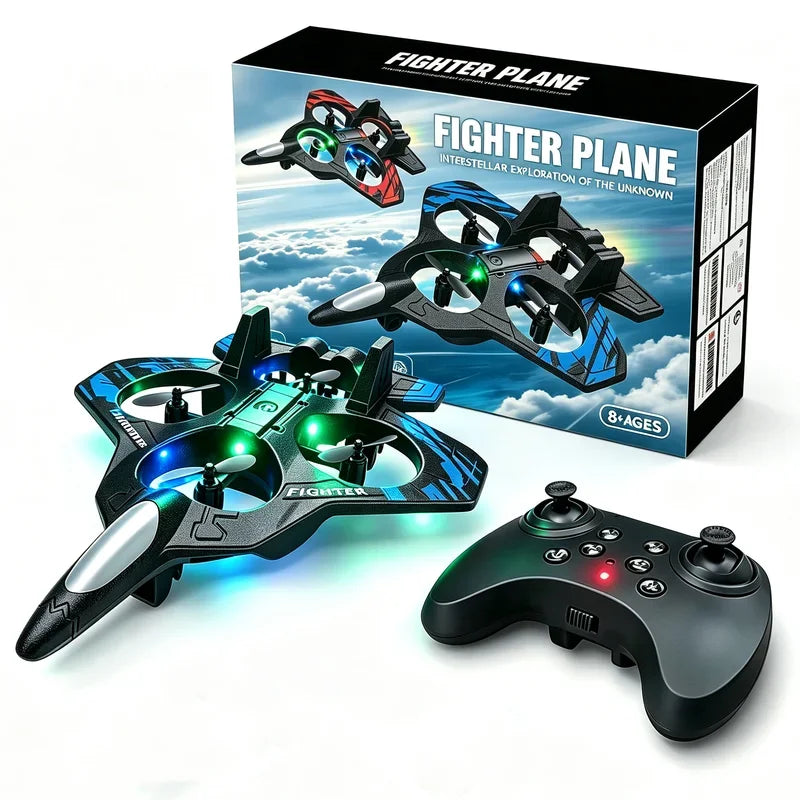 Q3 EPP Foam Fighter RC Drones 2.4G 4‑Axis Stunt Aircraft With LED Lights