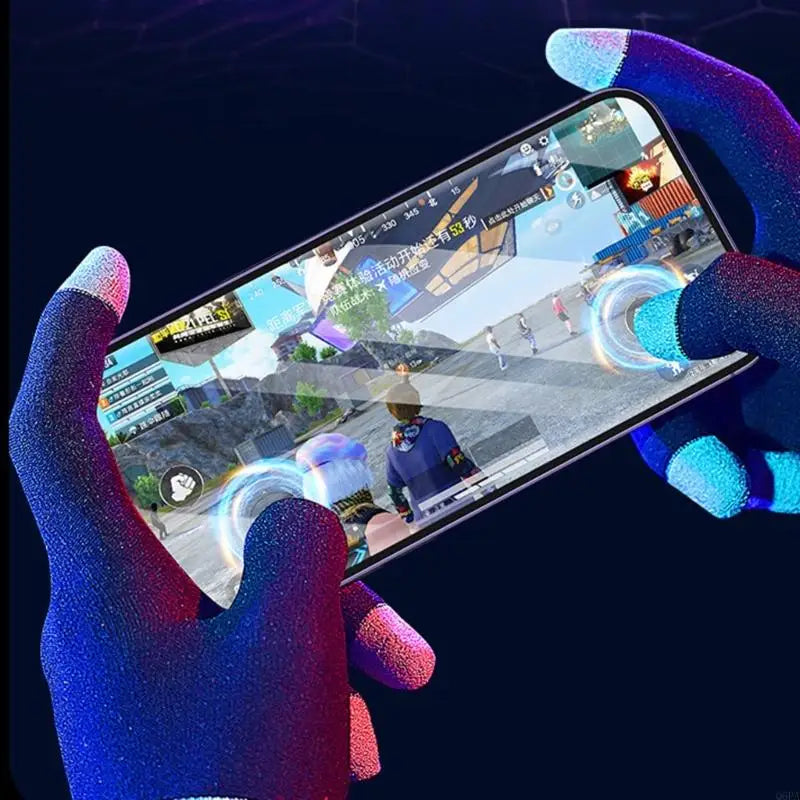 Game Playing Glove Highly Sensitive Gaming Finger Sleeves Anti-Sweat
