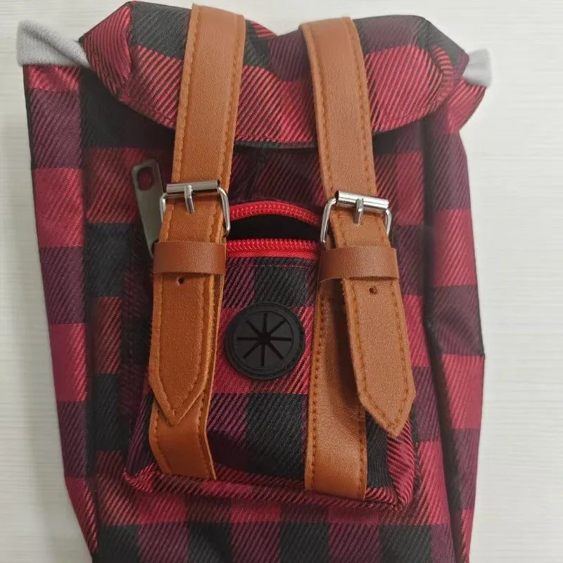Retro British Dog Self Back Pack Carrying Hiking Bag Travel Packed Dog Poop Bags Backpack Dogs Self Outdoor Walking Pet Supplies