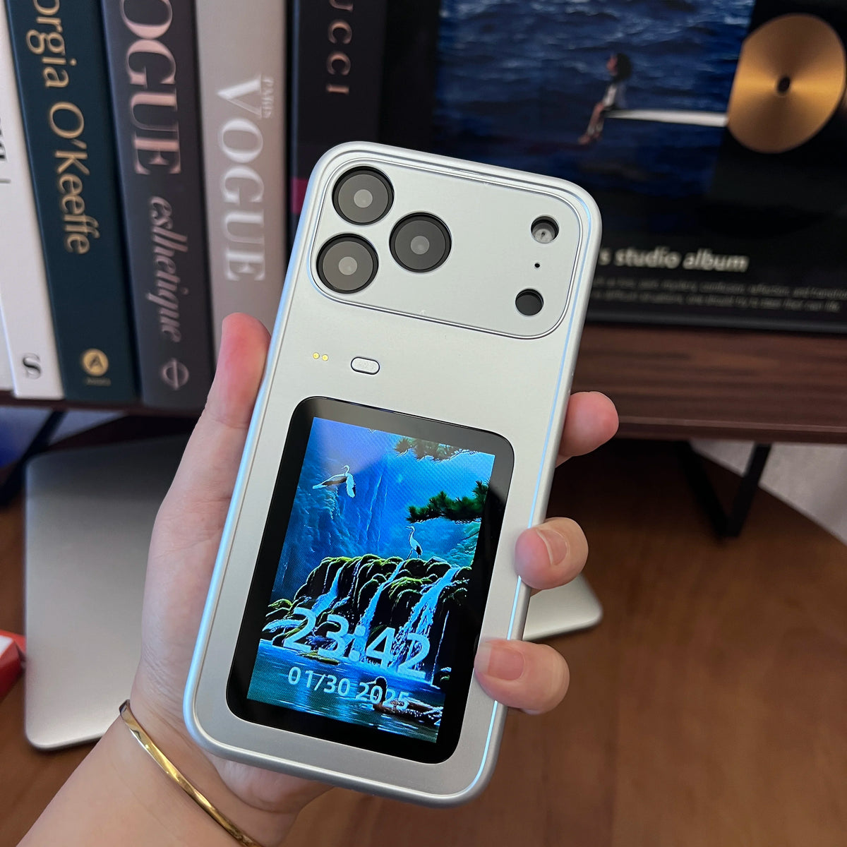Smart Rear LCD Screen Phone Case For IPhone17ProMax, 15pro, 14, 13,