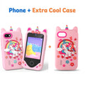 Kids Smart Toy Phone 44 Puzzle Games MP3 Player Camera Touchscreen