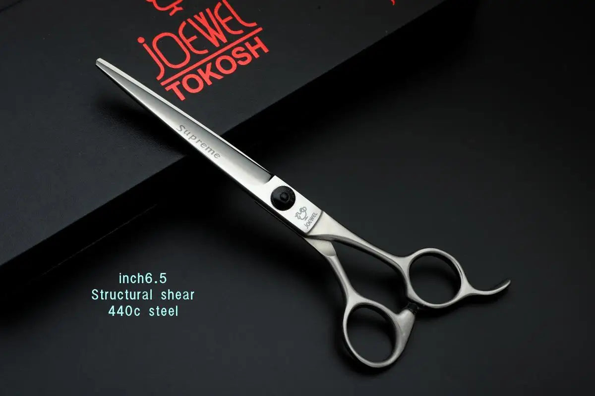 6-6.5-6.8 inch Professional Hair Cutting Scissors，Japanese 440c Steel Hair Cutting Machine，Salon High Quality Barber Accessories