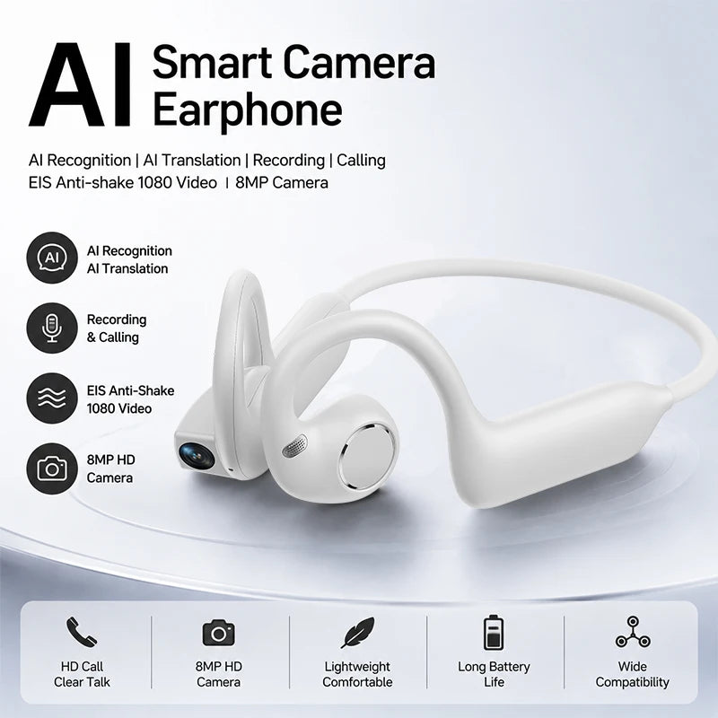 Smart Earphones Dynamic Sound Effects Music Bluetooth HD Calls 800W