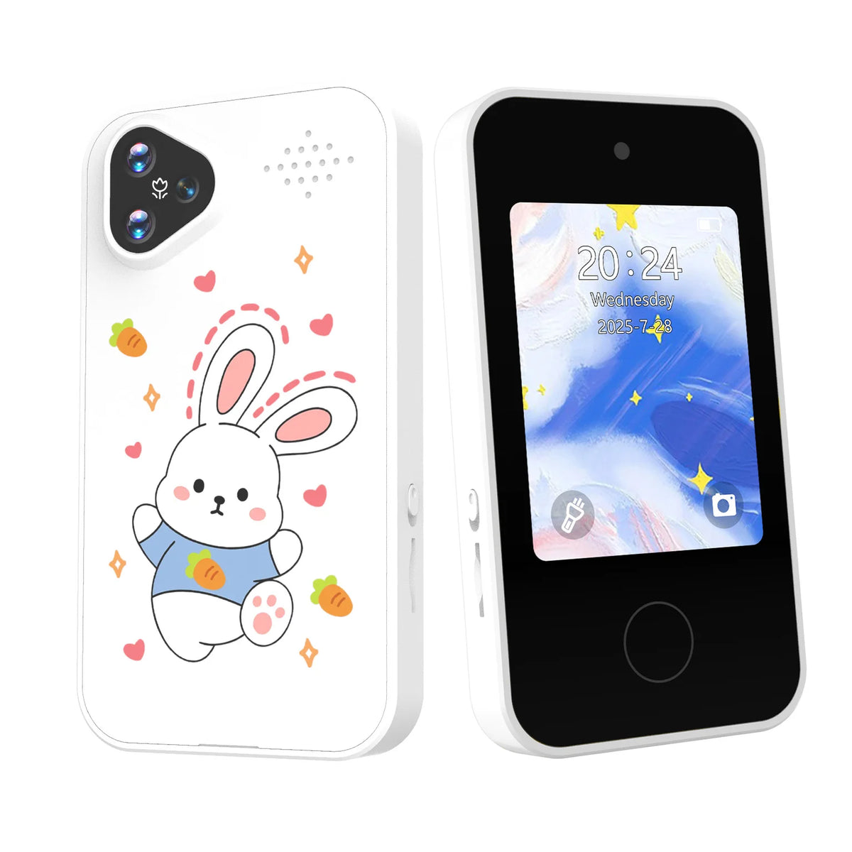 Kids Smart Phone With Dual Camera, 2.8" Touchscreen, 720P IPS Display,