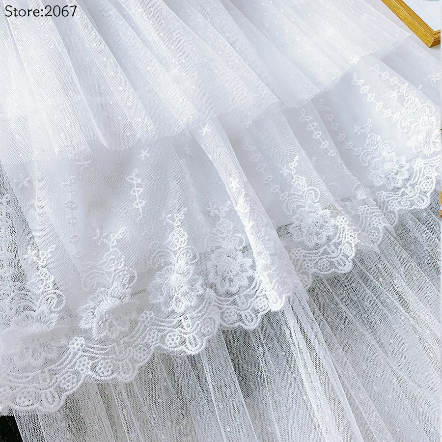 Women Skirts Cake-Style Skirt Spring Summer Lace Skirts Ladies