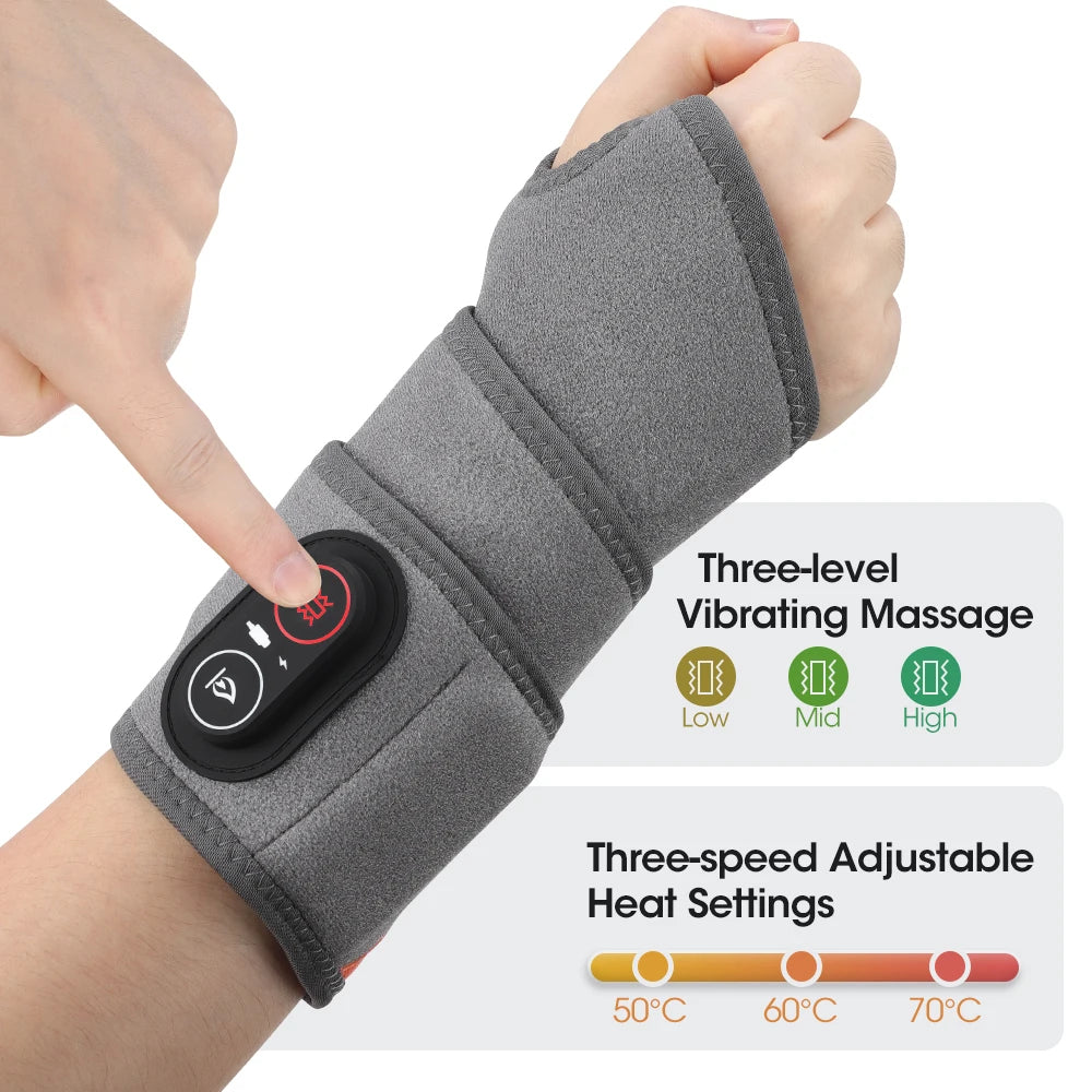 Wireless Vibration Heating Wrap 36pcs LED Beads 660&850nm Red Light