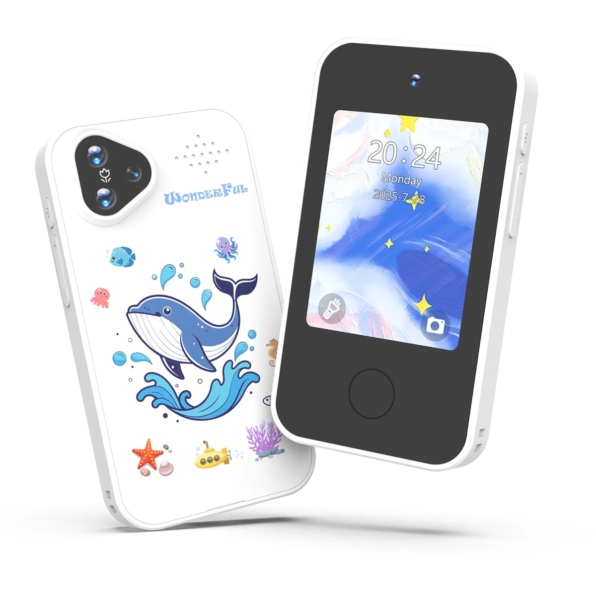 Smart Phone Toy For Kids Touchscreen Dual Camera HD Educational Game