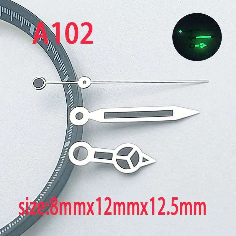 The Hands of the Men's Watch Are Made of Green Luminous Material and Are Equipped with an NH35/NH36 Automatic Mechanical Mechani