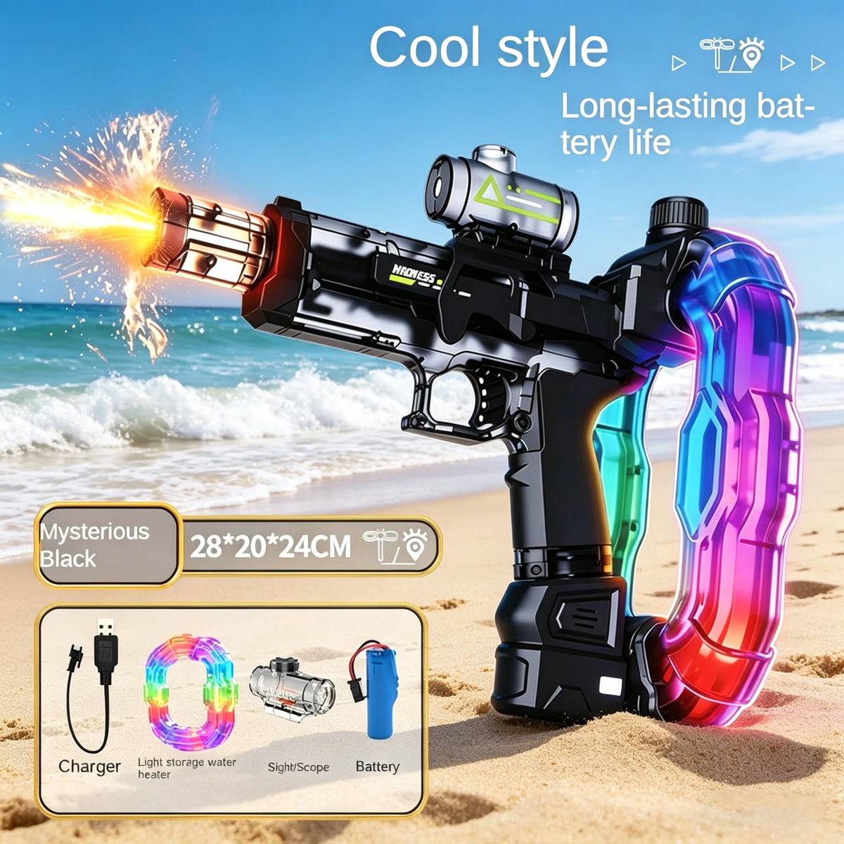 Electric Light & Sound Water Blaster