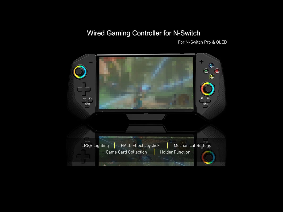 STORM WYRM Wired Gaming Controller For Switch Pro&OLED With Hall Effect