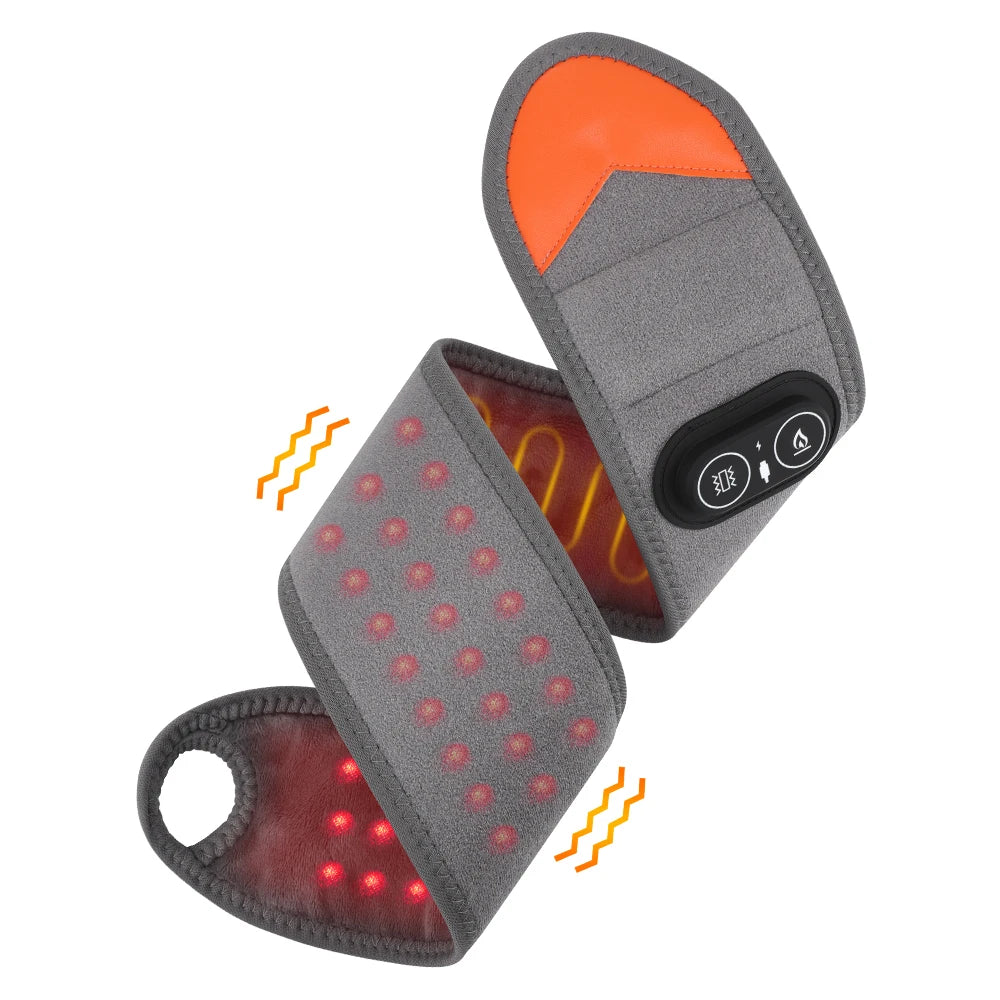 Wireless Vibration Heating Wrap 36pcs LED Beads 660&850nm Red Light